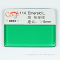 lab created middle emerald color nano loose gemstone NANO0011